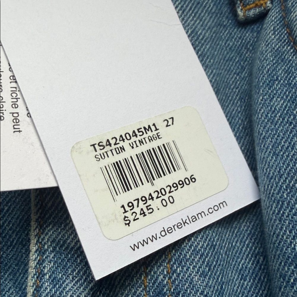 NWT. 10 Crosby Derek Lam Sutton Vintage Denim Skirt - Picture 8 of 12